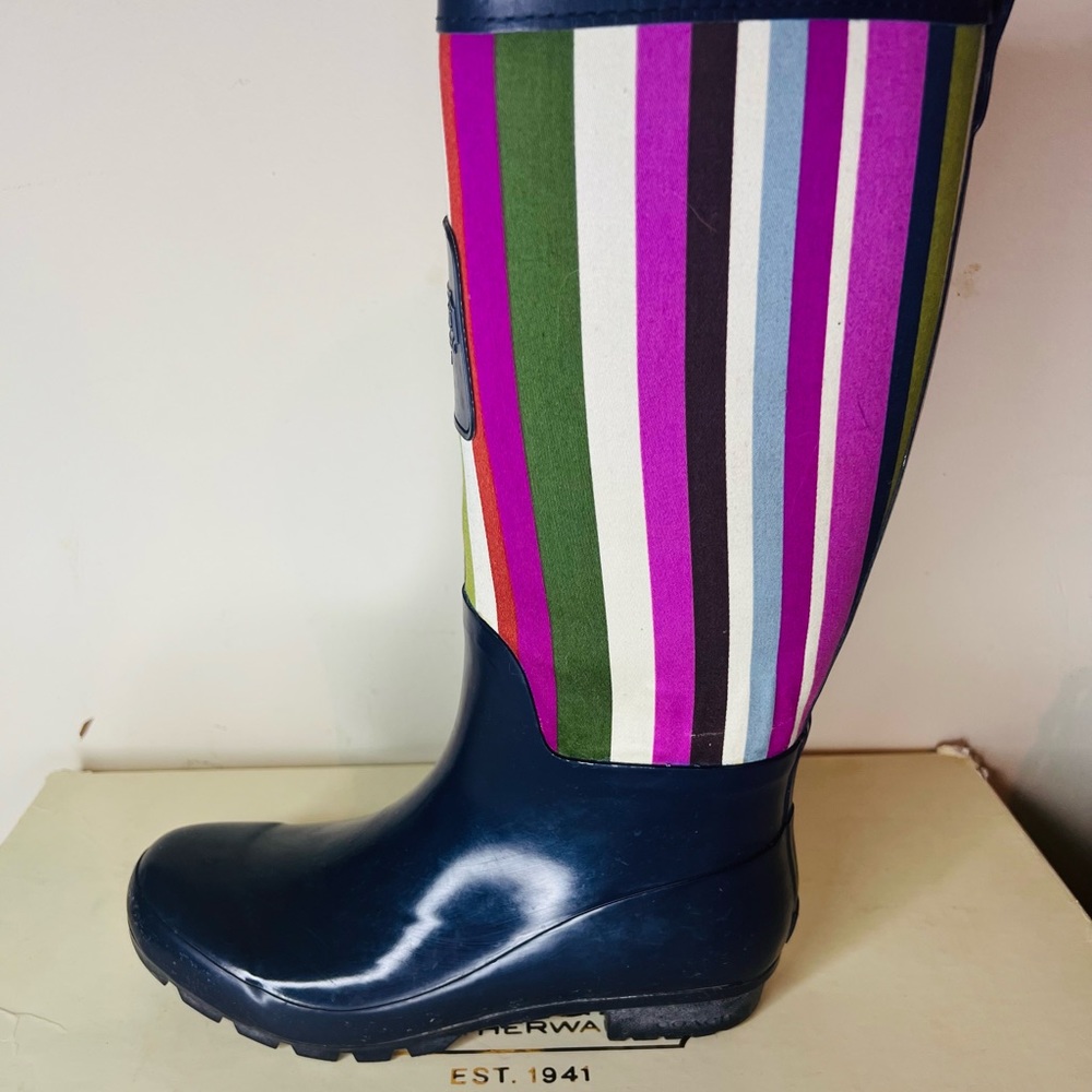 Coach rain boots, size 8
